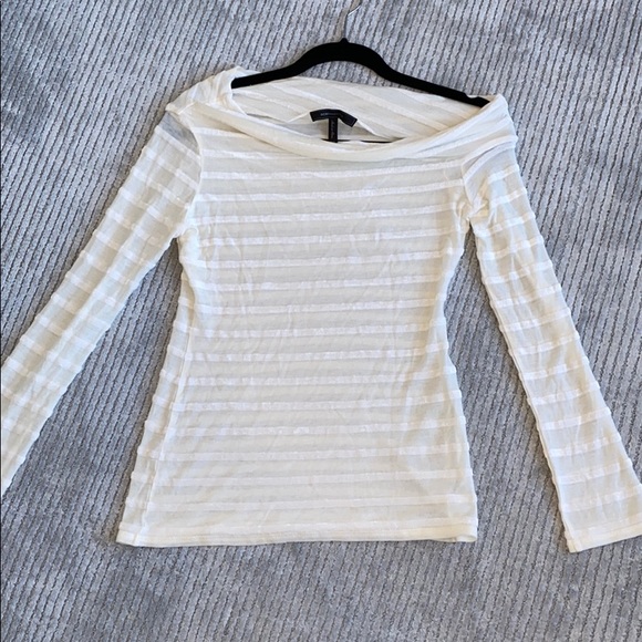 BCBG Maxazria Asymmetrical neckline top - Picture 1 of 2